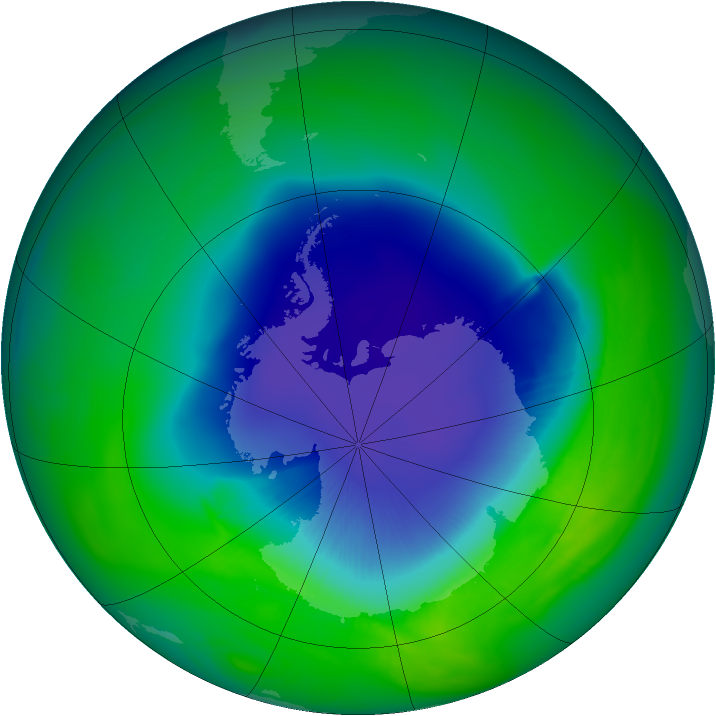 Ozone Map 2005-11-04